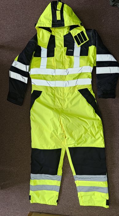 Lyngsøe Denmark Wintet S zimowy kombinezon odblaskowy Hi-Vis roboczy