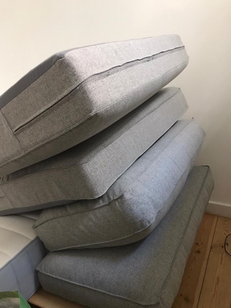 Sofa kivik ikea cinzento ikea novo por estrear