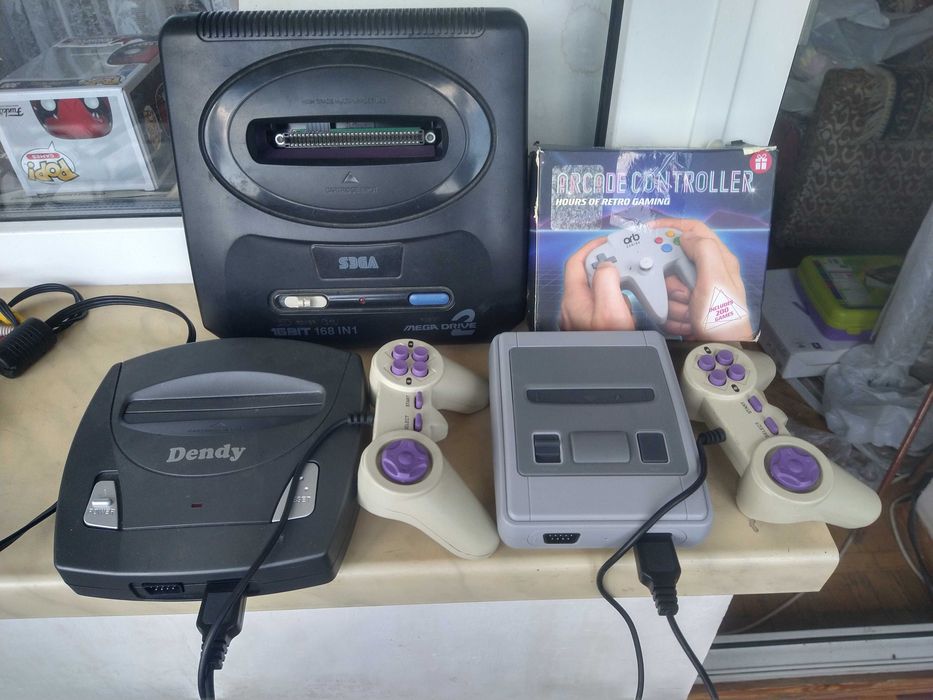 Sega Dendy Nintendo приставки под ретро консоли