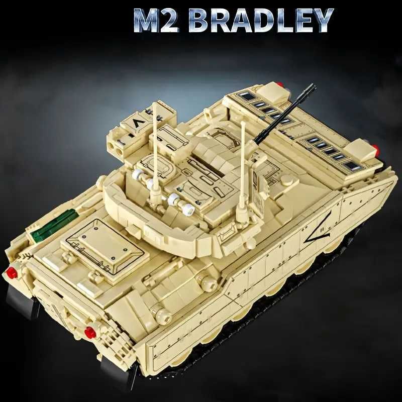 Конструктор танк  M2 Bradley. 1862 дет. Військова техніка м2 бредлі