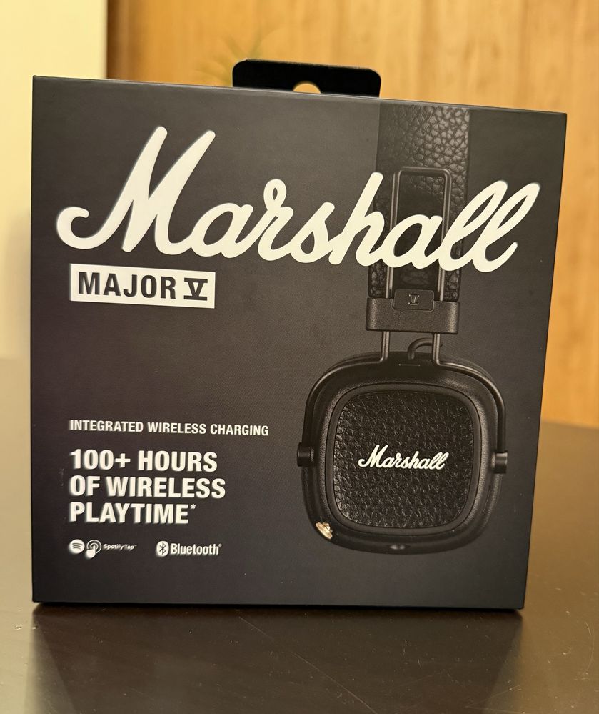 Навушники Marshall Major 5 ОРИГІНАЛ Чорні