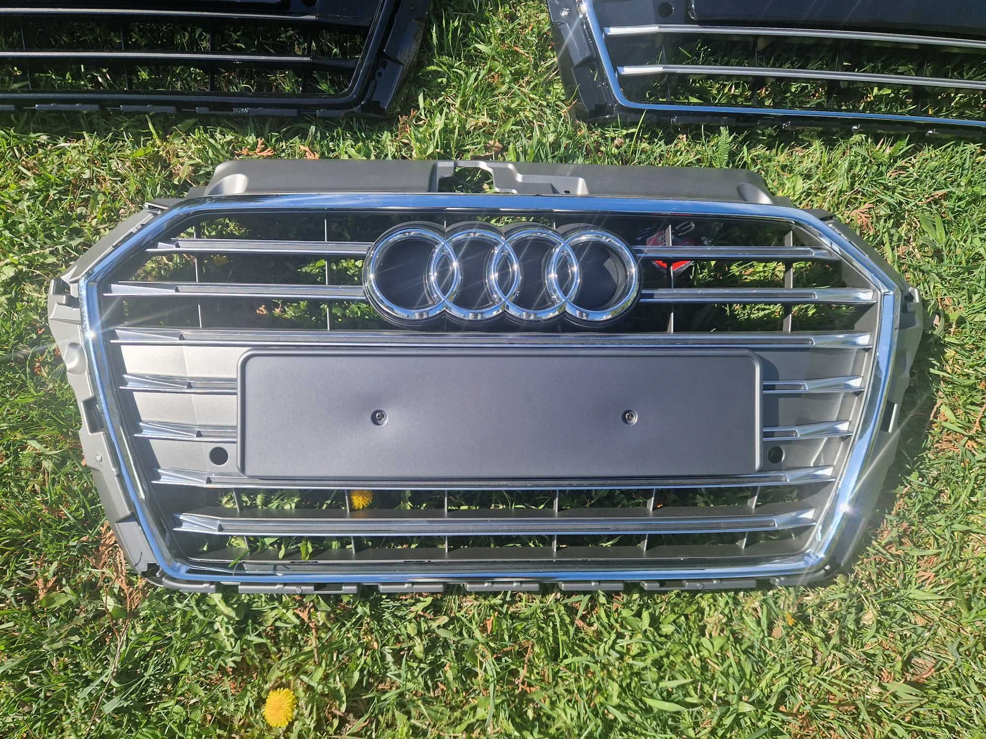 Решетка Радиатора в стиле S-Line на Audi A3 8V 2016-2020г ауди а3