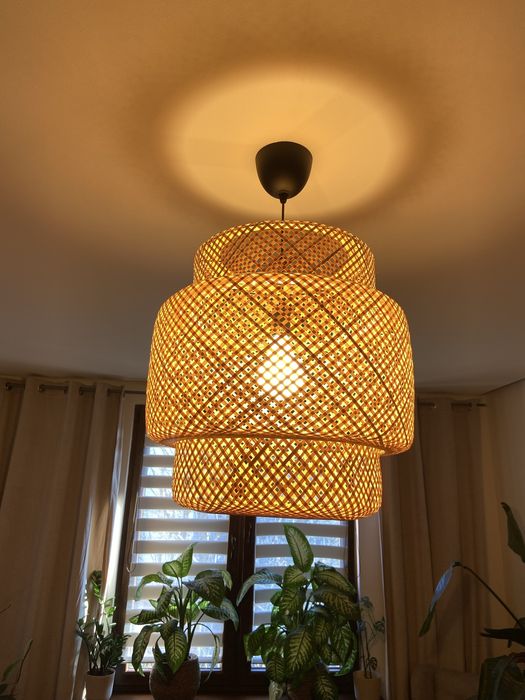 Ikea Lampa wisząca, bambus