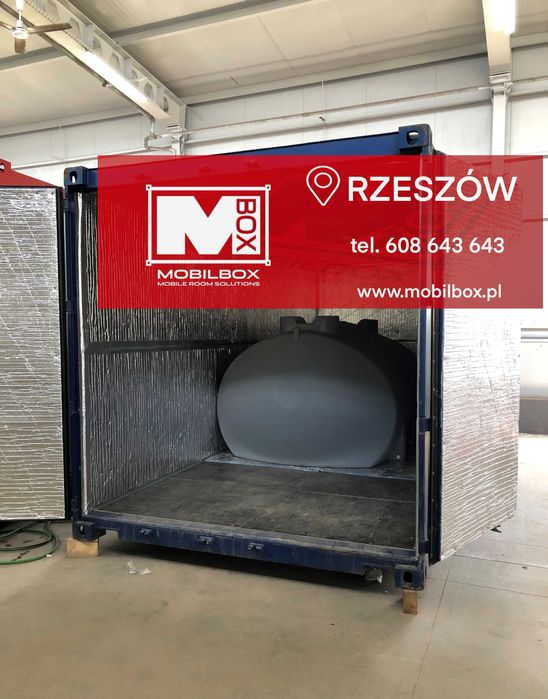 kontener ze zbiornikiem na wodę 6000 l, kontener, kontener magazynowy