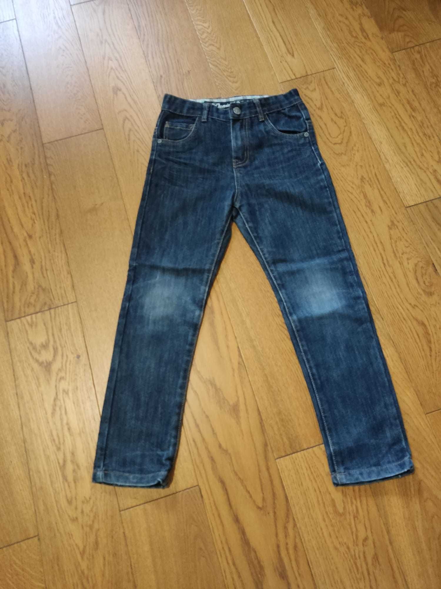 Spodnie jeansy chłopięce 122