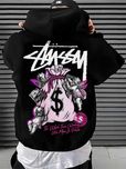 С М Л ХЛ » Худи Stussy Money Angel » Биг Лого Принт » Кофта  Стусси