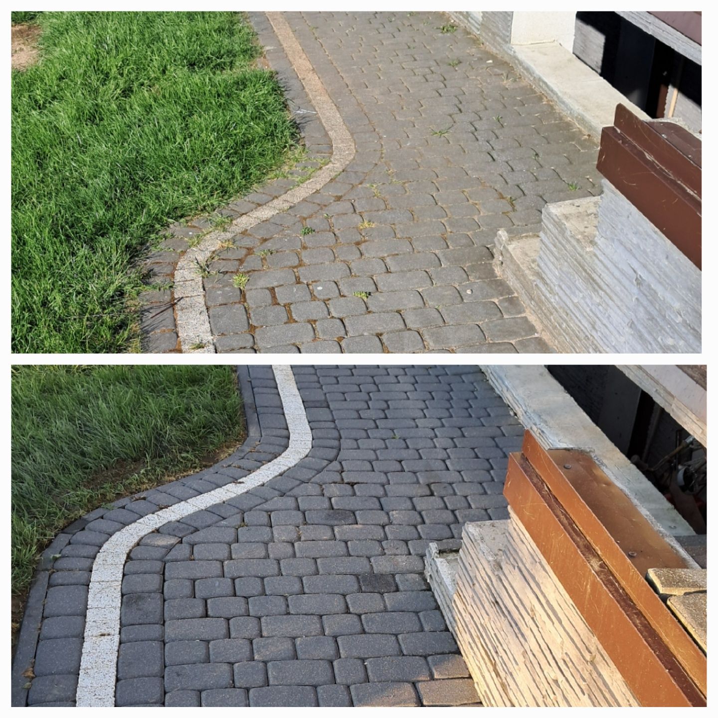 Mycie kostki brukowej, elewacji,dachów