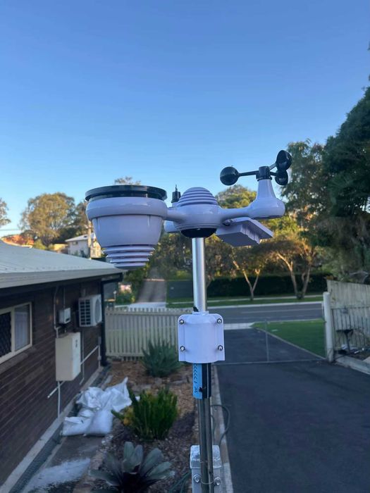 NOWA !! Domowa stacja pogodowa Wi-Fi z panelem solarnym 7w1