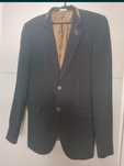 Elegancka granatowa marynarka slim Roland