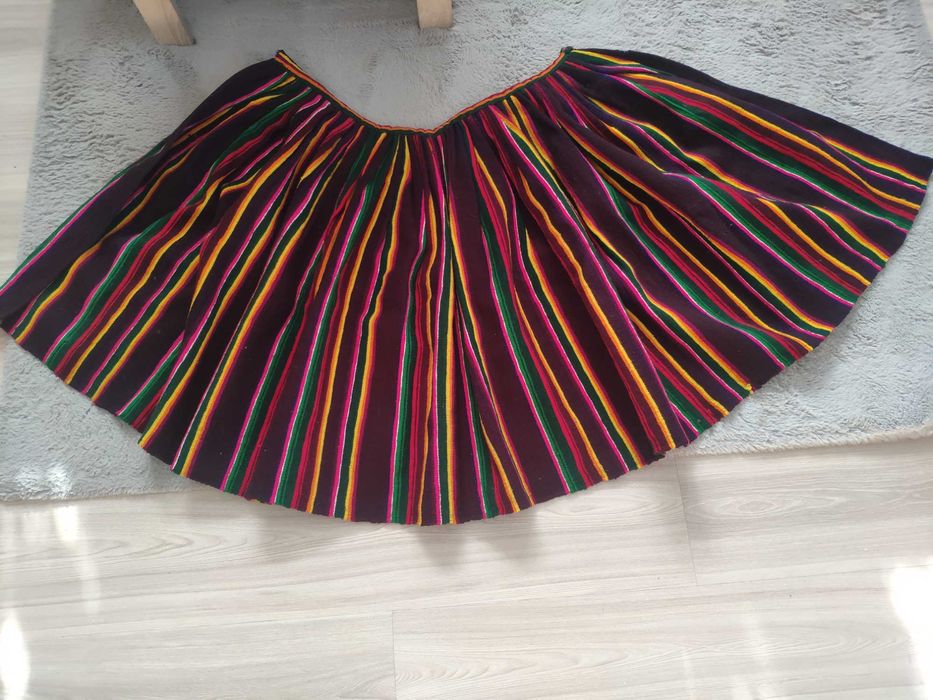 Zapaska ludowa z wełny - rękodzieło