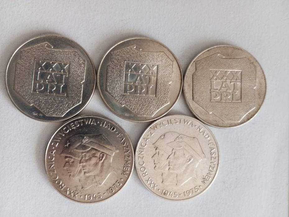 Monety Srebrne 200zl z PRL dwa zestawy