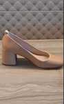Uterque/Massimo Dutti czółenka szeroki obcas r. 38 25 cm