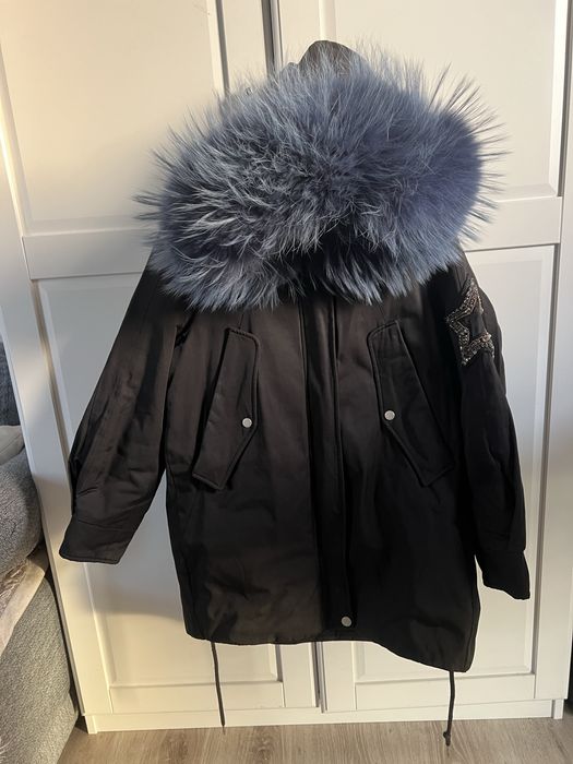 Kurtka zimowa puchowa damska 38 – bardzo ciepła
