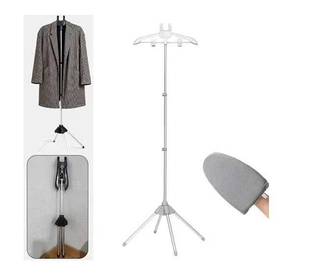 Стійка для відпарювання одягу В ПОДАРУНОК рукавичка, вішак, вішалка