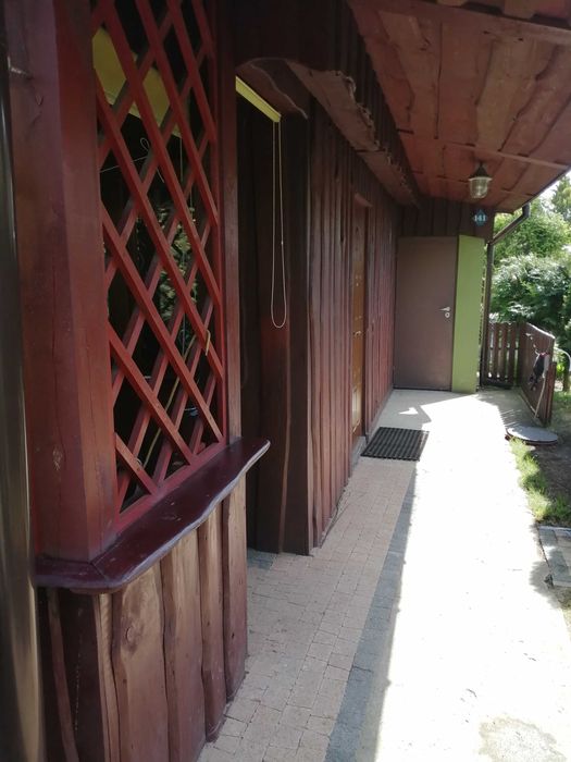 Działka ROD ,,POZIOMKA" domek ocieplony z poddaszem i tarasem