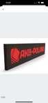 Reklama tablica LED 160*32