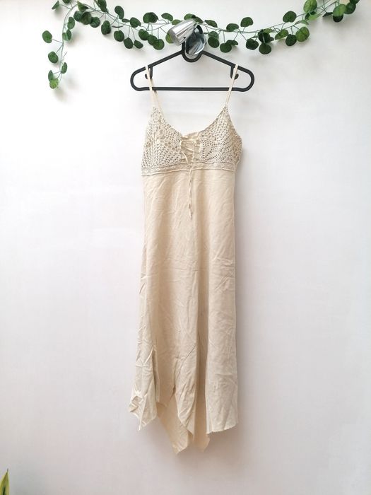 Vestido Creme de estilo vintage