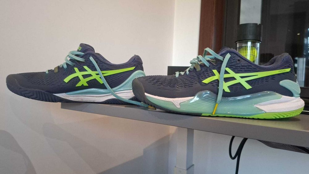 Sapatilhas padel Asics Gel-Resolution 9 Padel Blue tamanho 43.5