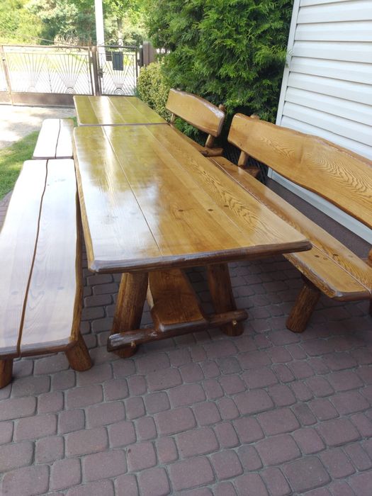 Meble ogrodowe , dębowe