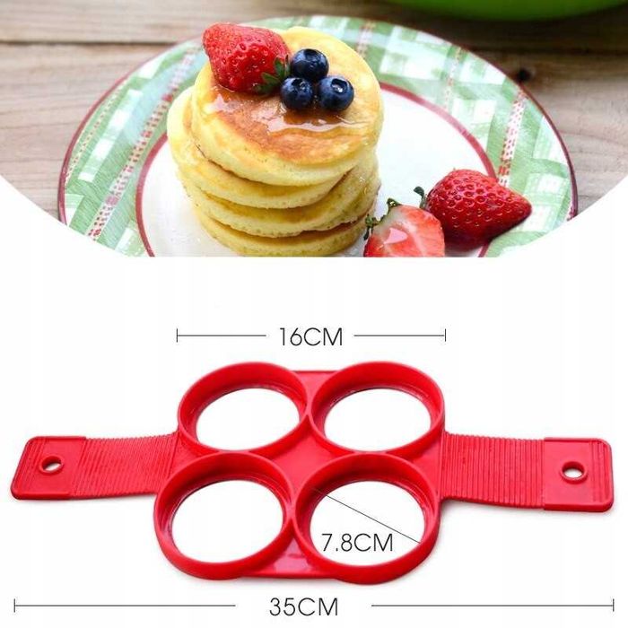 Forma silikonowa do pancake'ów naleśników jajek omletów Foremka