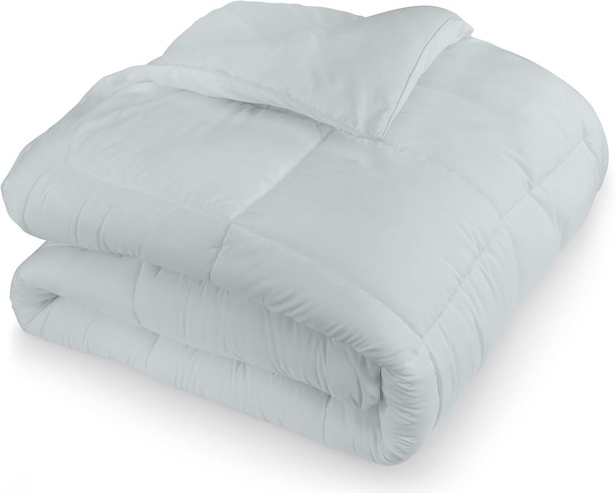 Utopia Bedding Kołdra Całoroczna 200 g/m² Lekka 135x200 cm Szara