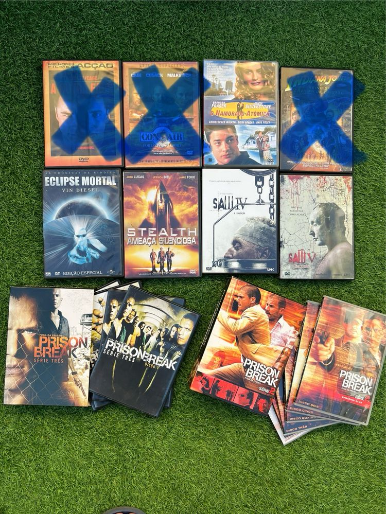 DVD’s diversos filmes