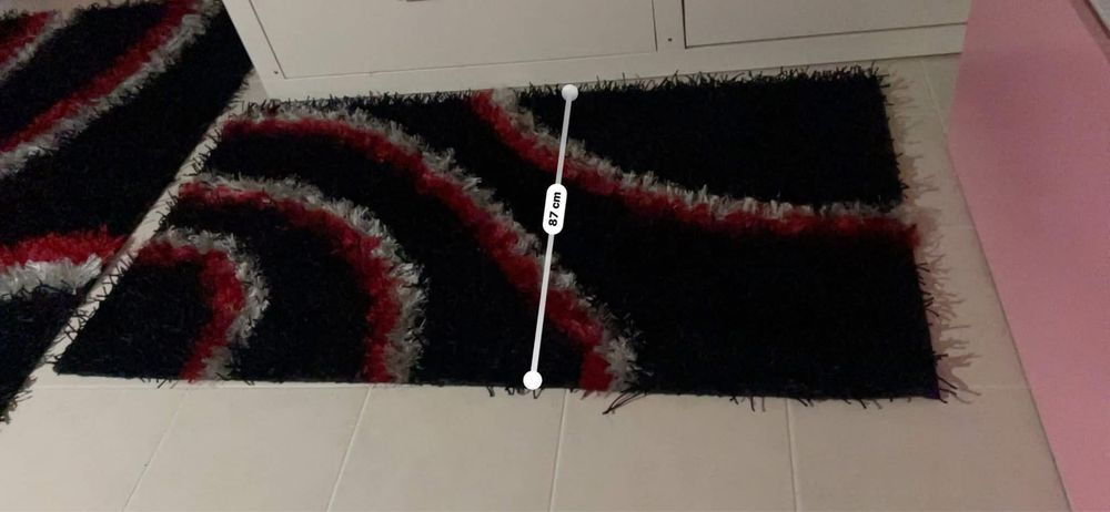 Conjunto de 3 carpetes