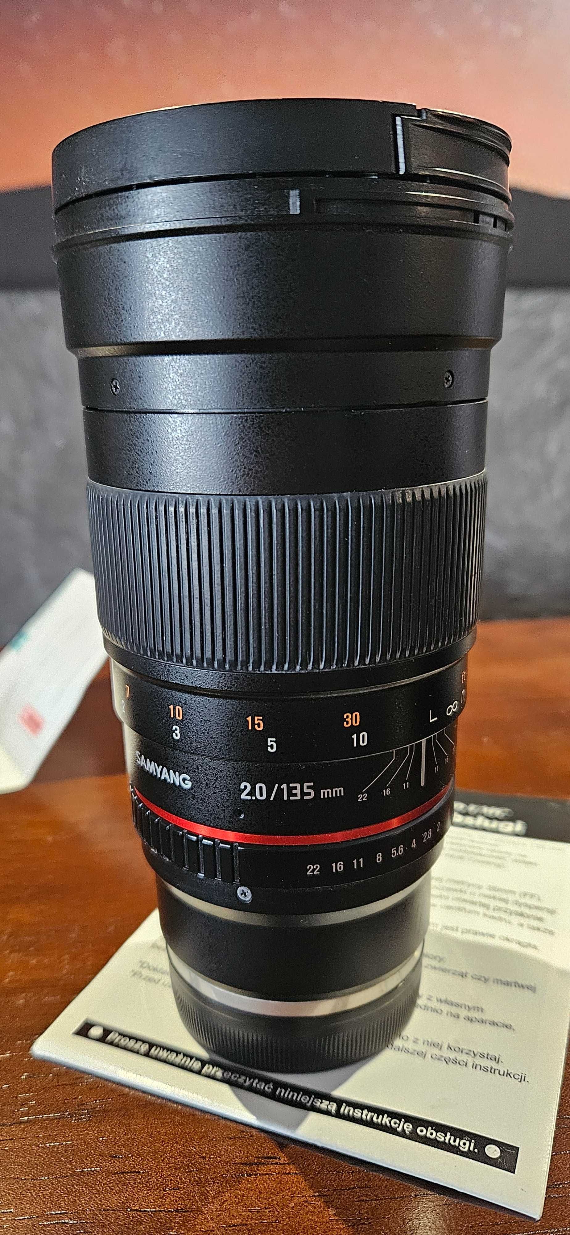 Obiektyw Samyang 135 mm F2.0 ED UMC Sony E (pełna klatka)
