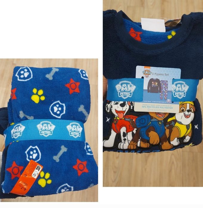 Плюшева дитяча піжама на хлопця, детская пижама на мальчика.Primark