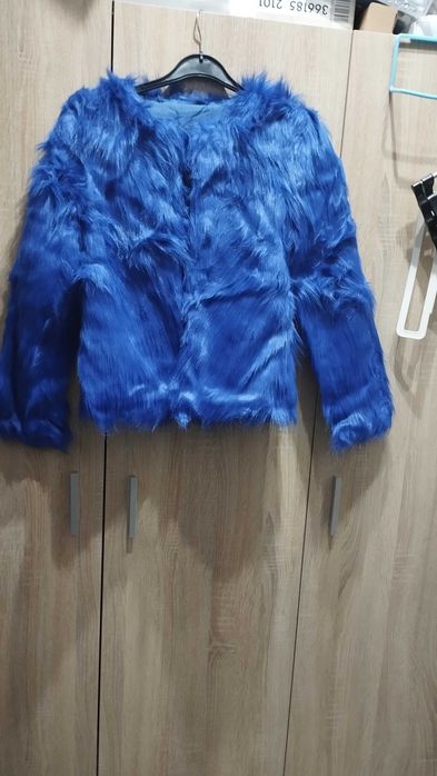 Casaco de pelo azulao