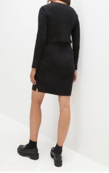 B.P.C sukienka ciążowa na ramiączka z bluzką z długim rękawem ^48/50