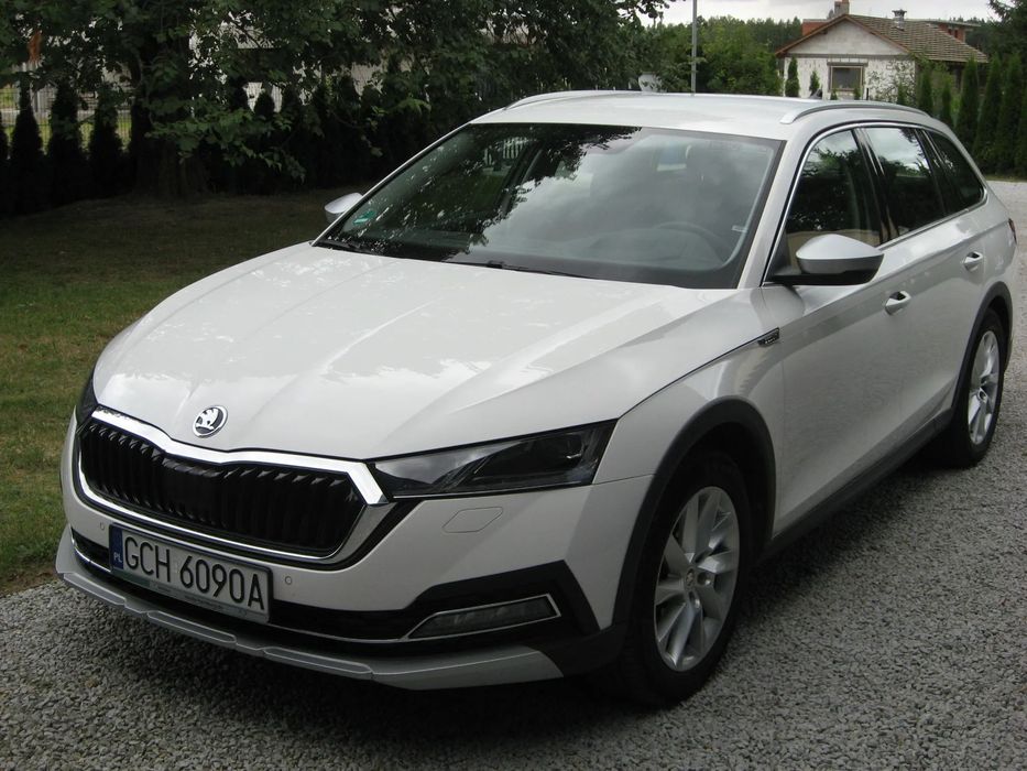 Skoda Octavia 2023r Prywatnie SCOUT HAK 4X4 head up matrix 2.0 TDI (150KM)