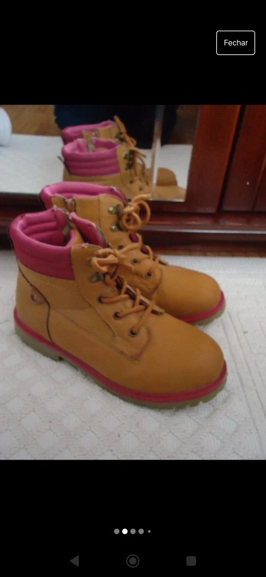 Botas tipo Timberland mulher 36