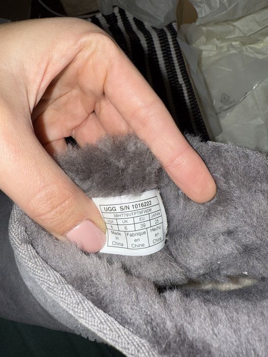 Ugg classic mini II GREY размер 8us(38,5/39) оригинал новые