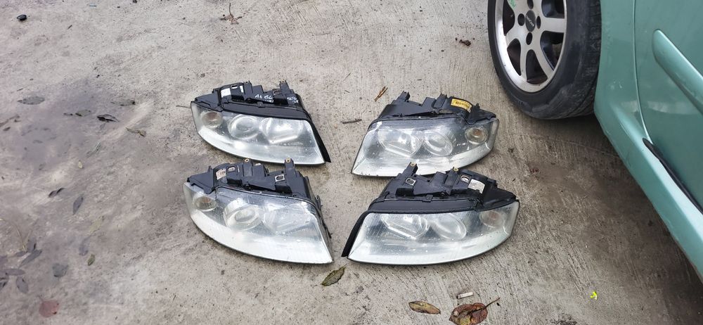 Lampa Przód  Xenon  Audi A4 B6   Kompletna Lewa Lub   Prawa