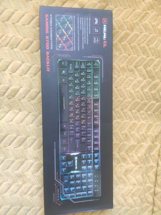 Ігрова клавіатура Real-El 8700 Gaming Backlit