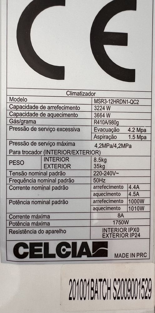 Ar Condicionado Celcia