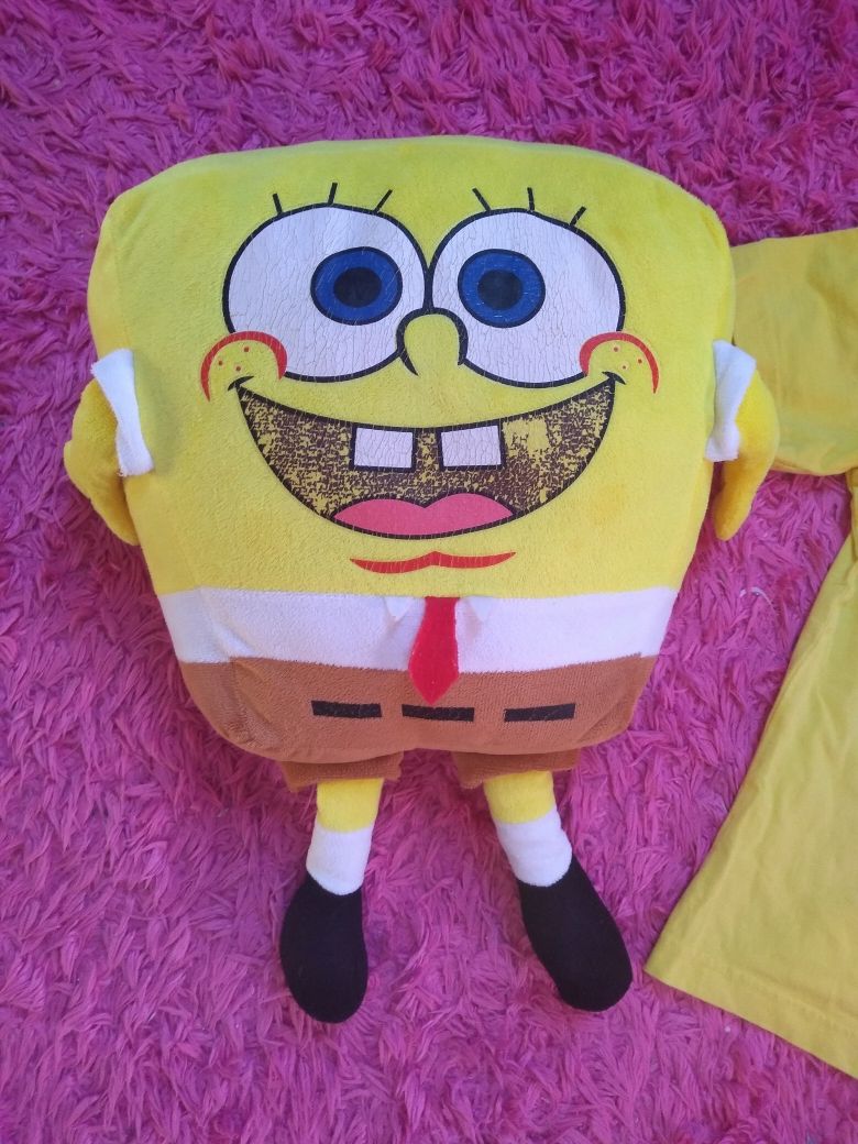 Poduszka maskotka koszulka t-shirt SpongeBob