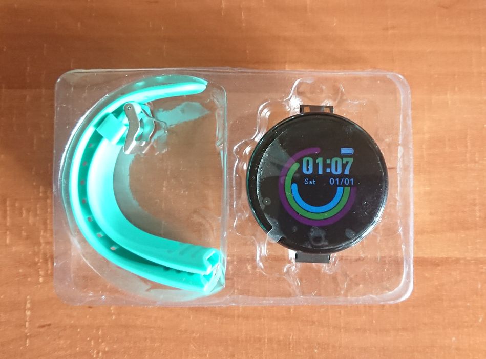 Смарт Часы Smart Watch Смарт Браслет. Цвет мятно - зеленый.