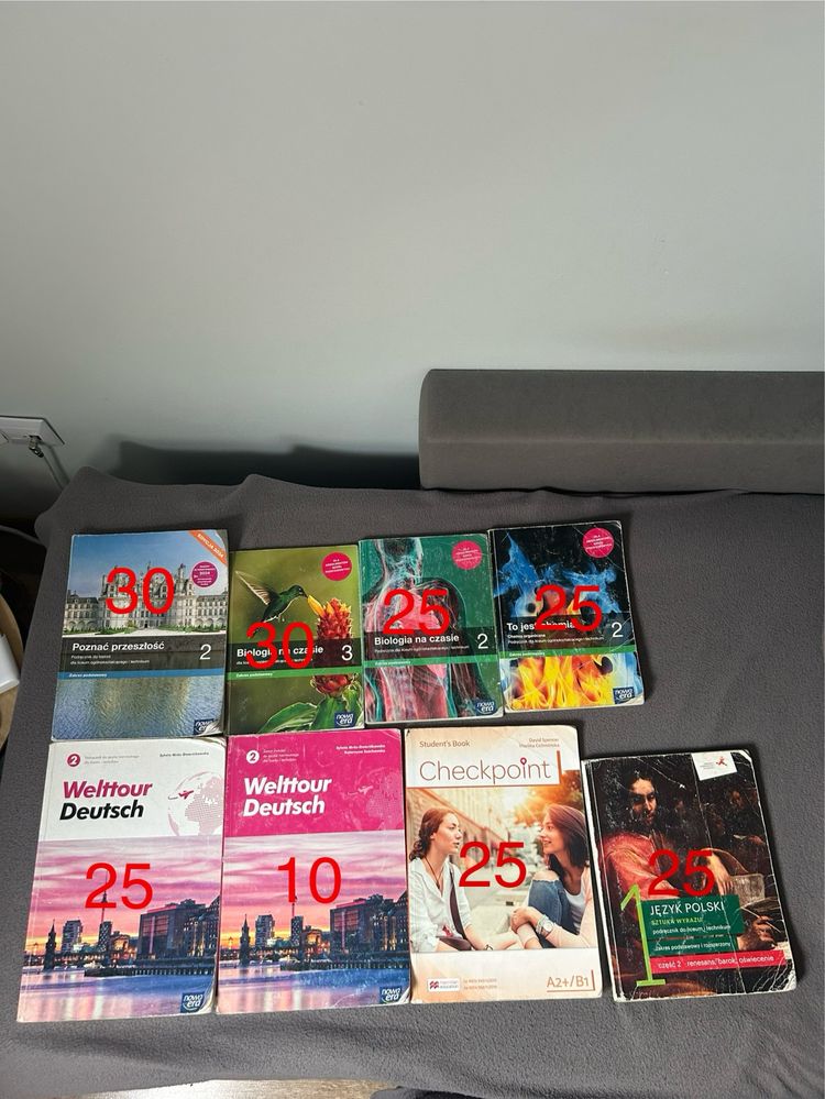 Książki klasa 1, 2, 3 technikum