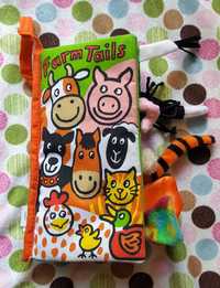 Little Jellycat „Farm Tails” - książeczka sensoryczna dla maluszków