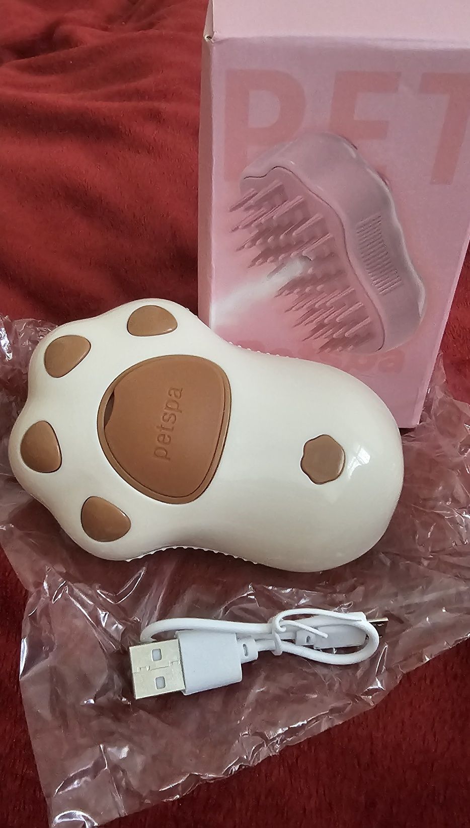 Парова щітка  3 в 1 РET SPA MASSAGE BRUSH
MASSAGE BRUSH для ви