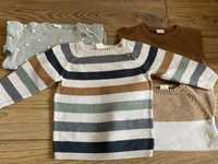 Sweterki H&M dla 1-1,5- rocznego dziecka roz. 74-86 4 sztuki