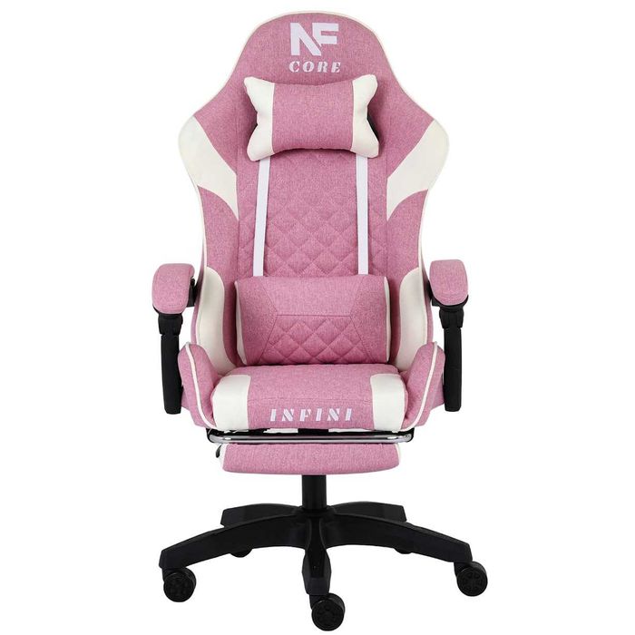 Fotel Gamingowy z tkaniny INFINI Core Pink