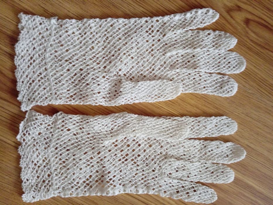 Перчатки женские, ажур, Франция