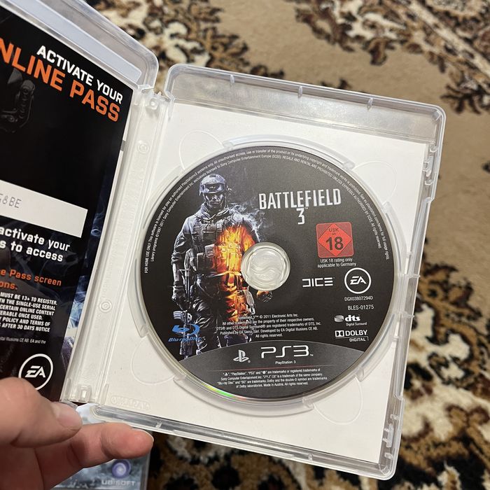 Диск для Ps3 Battlefield 3