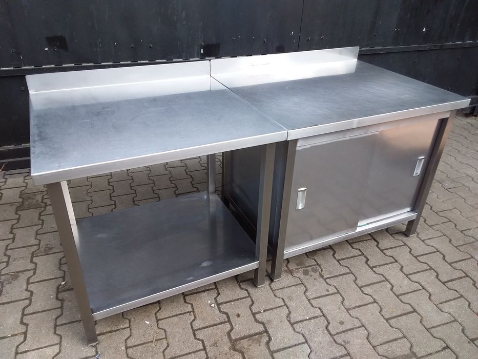 Stół roboczy 80x170cm gruby roboczy inox gastronomiczny wysyłka
