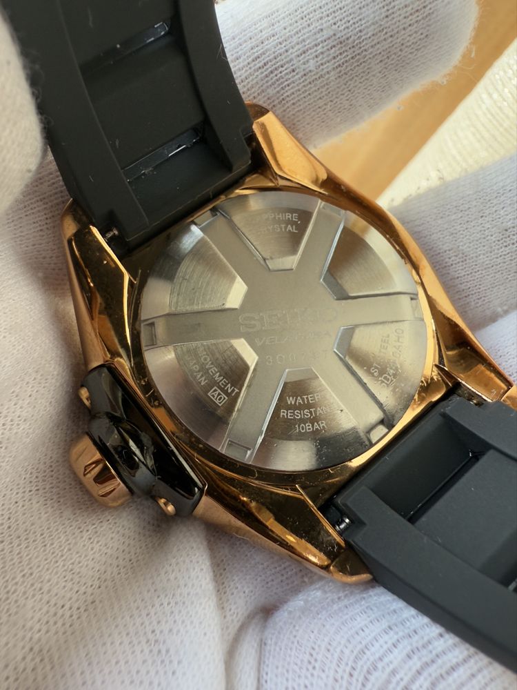 Seiko Velatura Kinetic Direct Drive Dourado