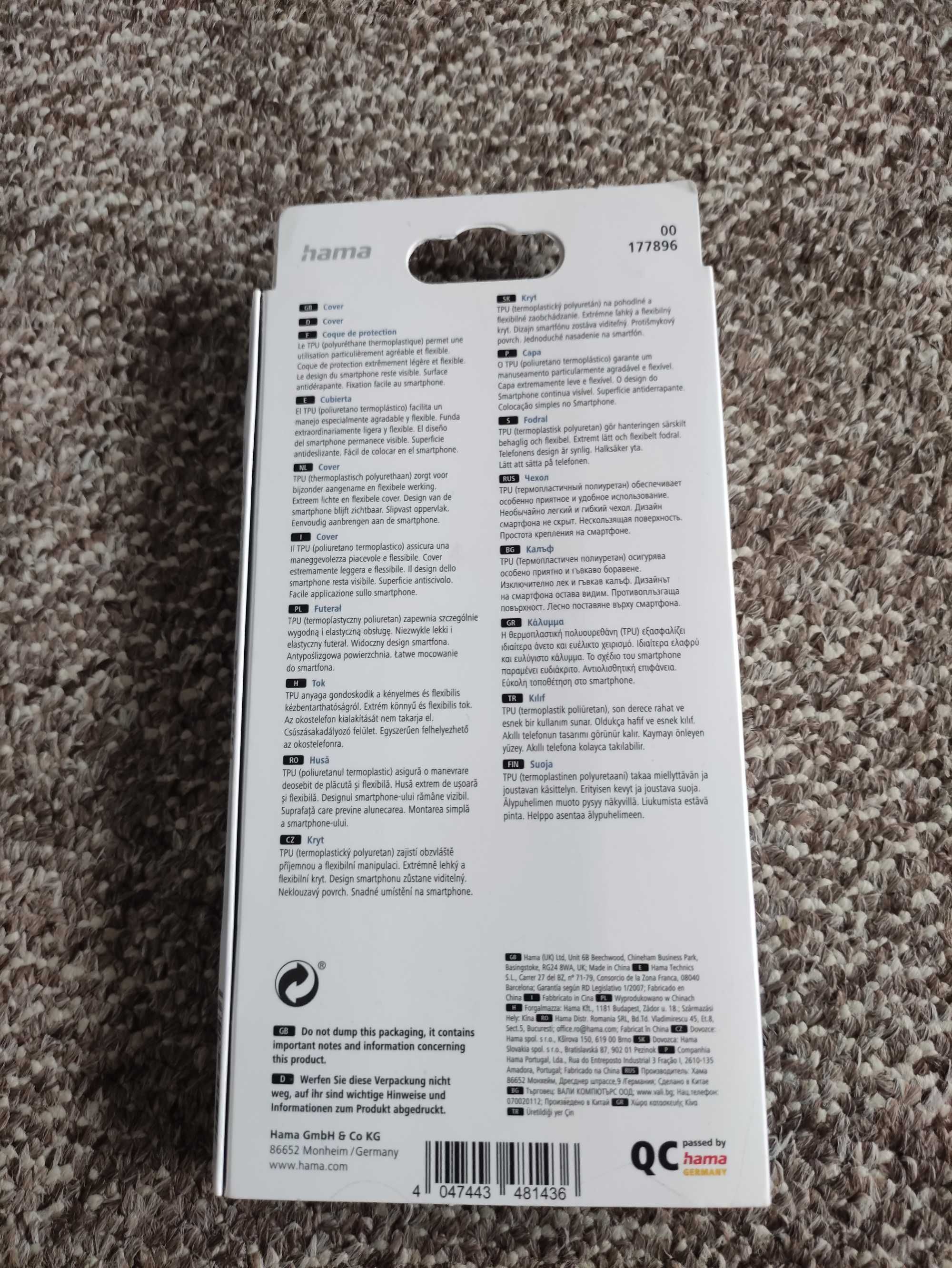 Hama Cover Crystal Clear do Samsung Galaxy A13 5G Przezroczysty 177896
