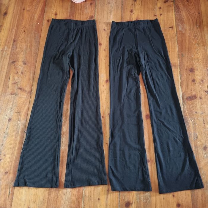 Leginsy i jeansy dzwony h&m 164 cm